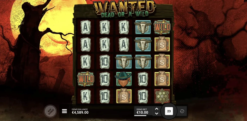 Wanted Dead Or A Wild Slot
